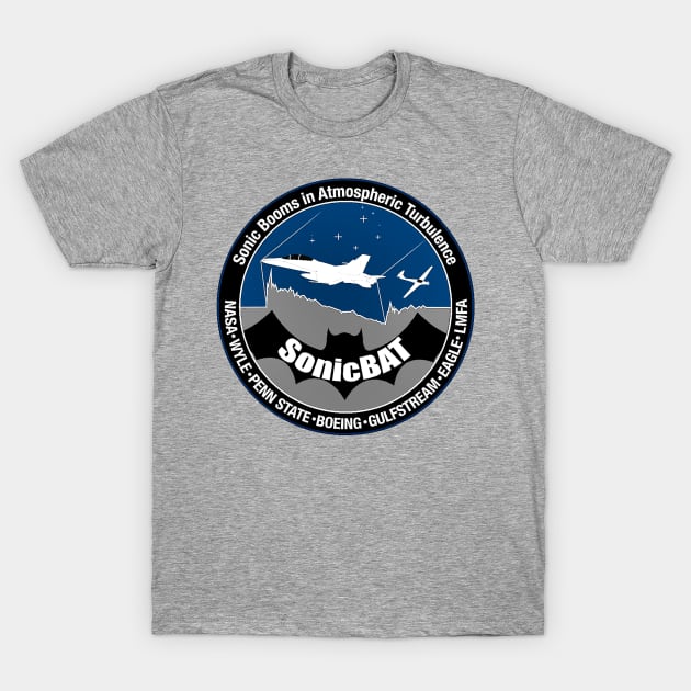 NASA's Sonic BAT Logos T-Shirt by Spacestuffplus